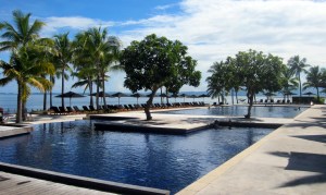 Four relaxing days by the pool in Fiji.