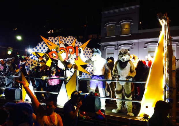 Even the furries were representing.