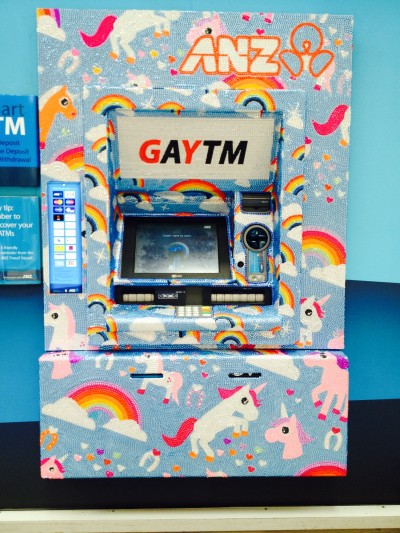 One of about a dozen GAYTMs around the city.